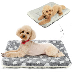 Mora Pets colchoneta para jaula con estrella gris, confort suave para perros