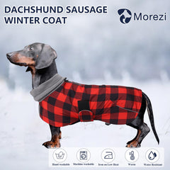 Morezi abrigo para perro salchicha con cierres ajustables para mejor ajuste