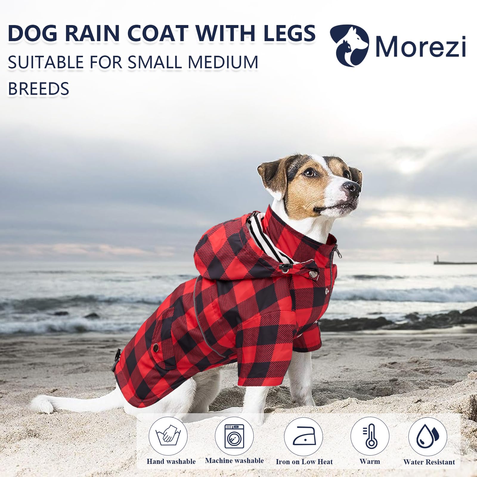Morezi capa para perros con bolsillo trasero, práctico para llaves y snacks