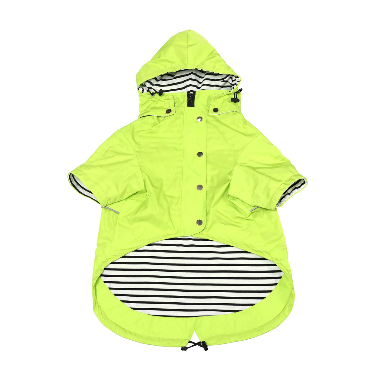 Morezi capa de lluvia para perros con botones reflectantes, ideal para paseos nocturnos