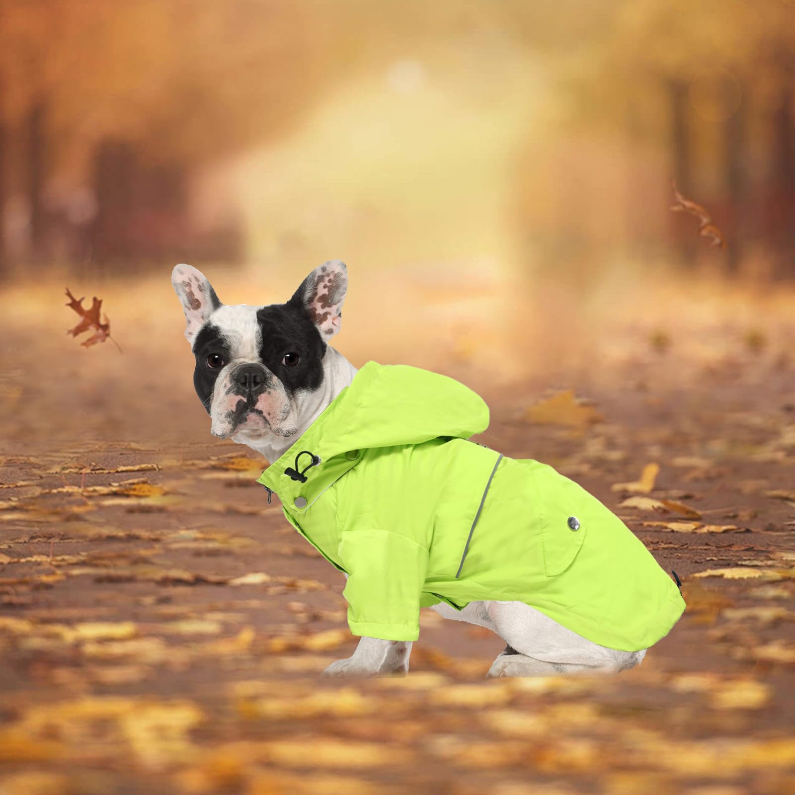 Morezi capa impermeable para perros protege durante salidas diarias bajo lluvia