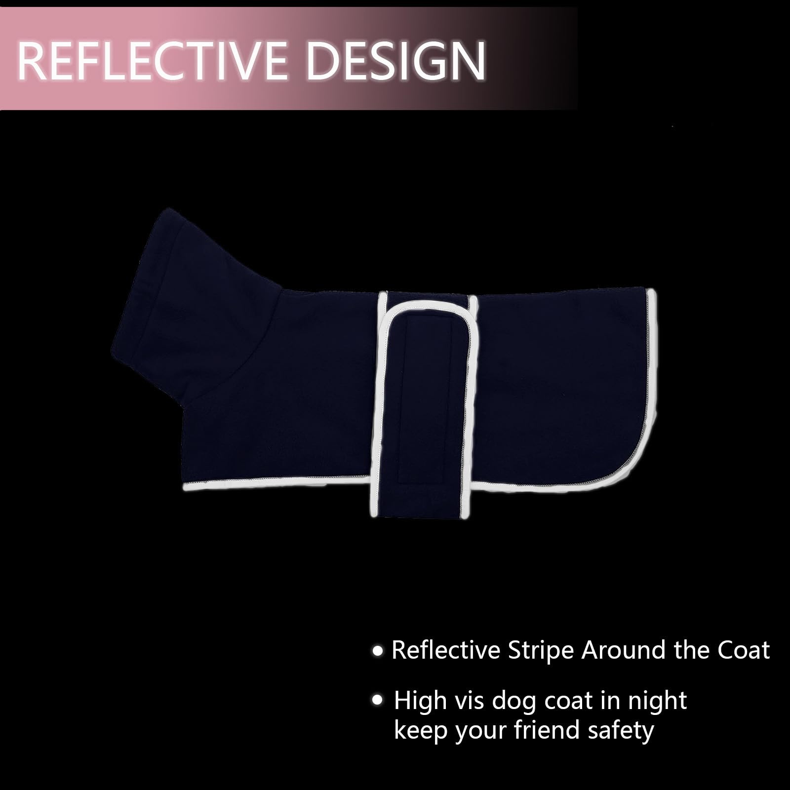 Morezi chaqueta teckel reflectante para uso nocturno