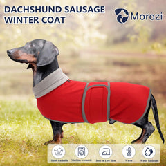 Morezi Dachshund Coat dorso: cobertura cómoda para espalda alargada
