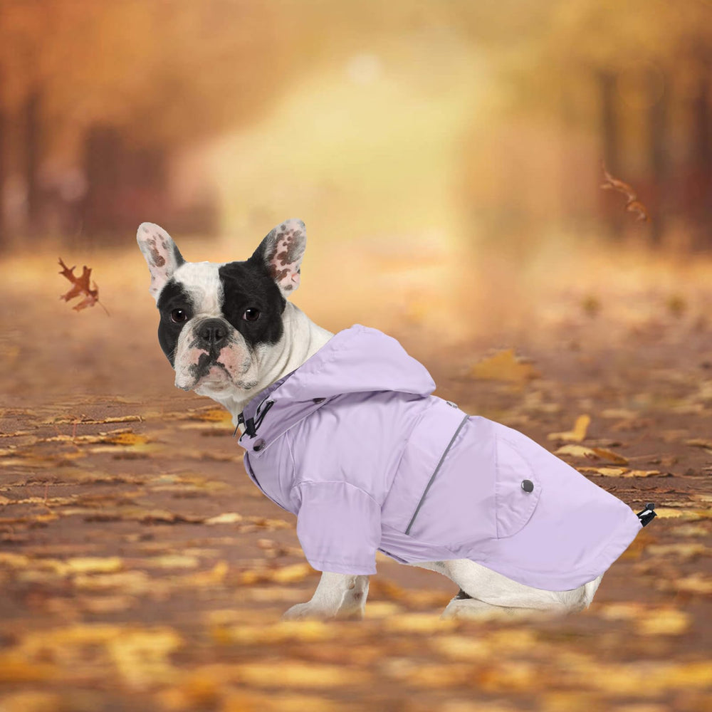 Morezi perro lluvia bolsillos traseros para llaves y snacks