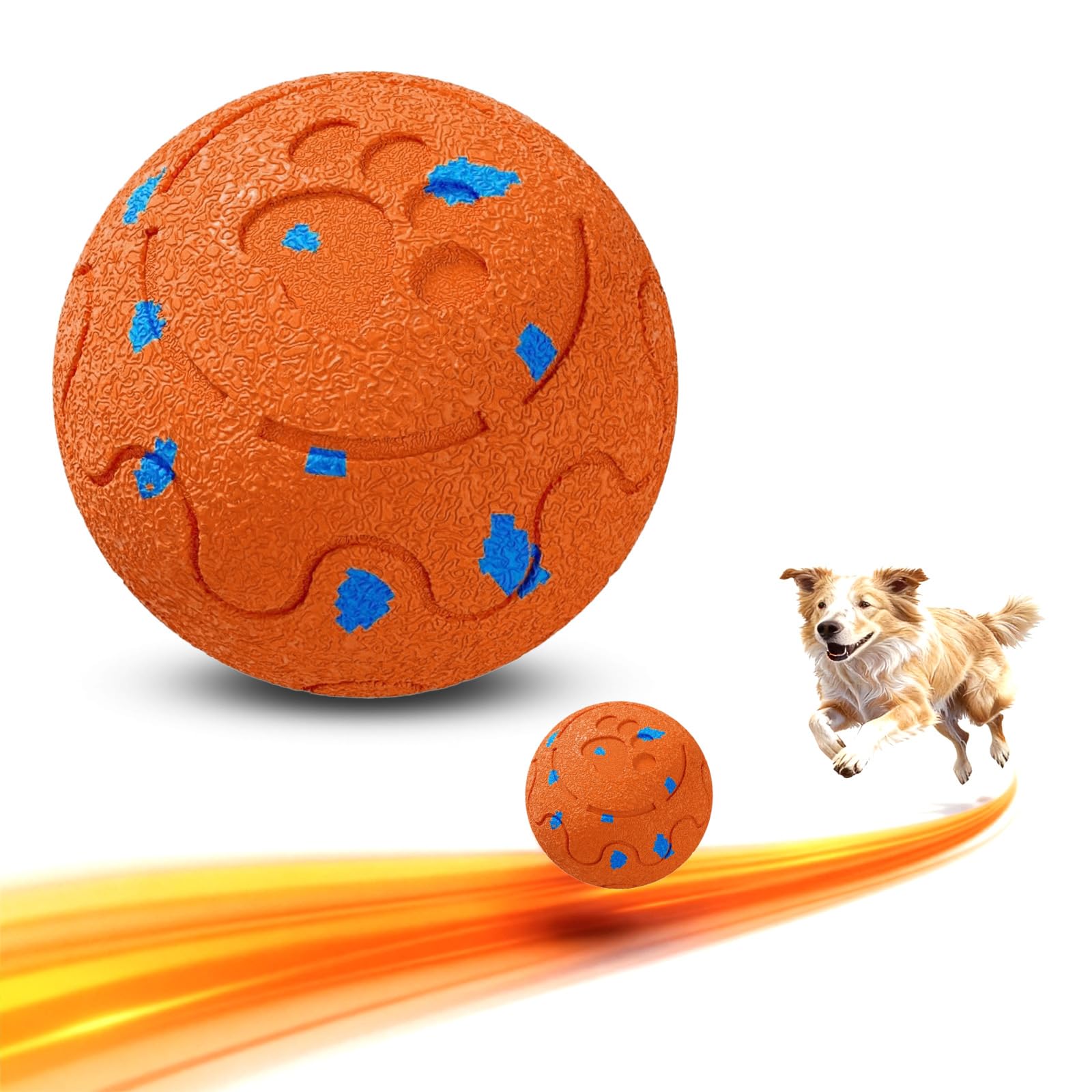 Bola morhandisn para perros animada en rebote para juego activo