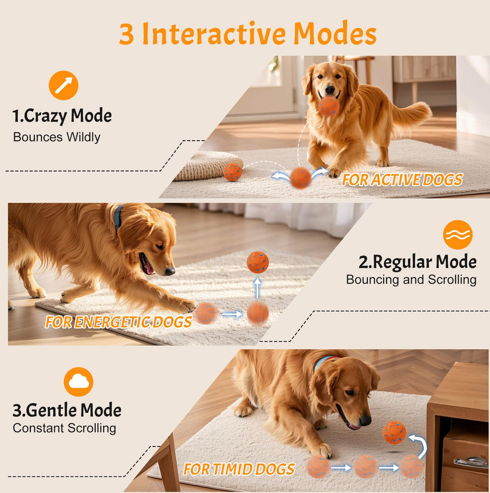 Bola morhandisn para perros con carga rápida Type-C