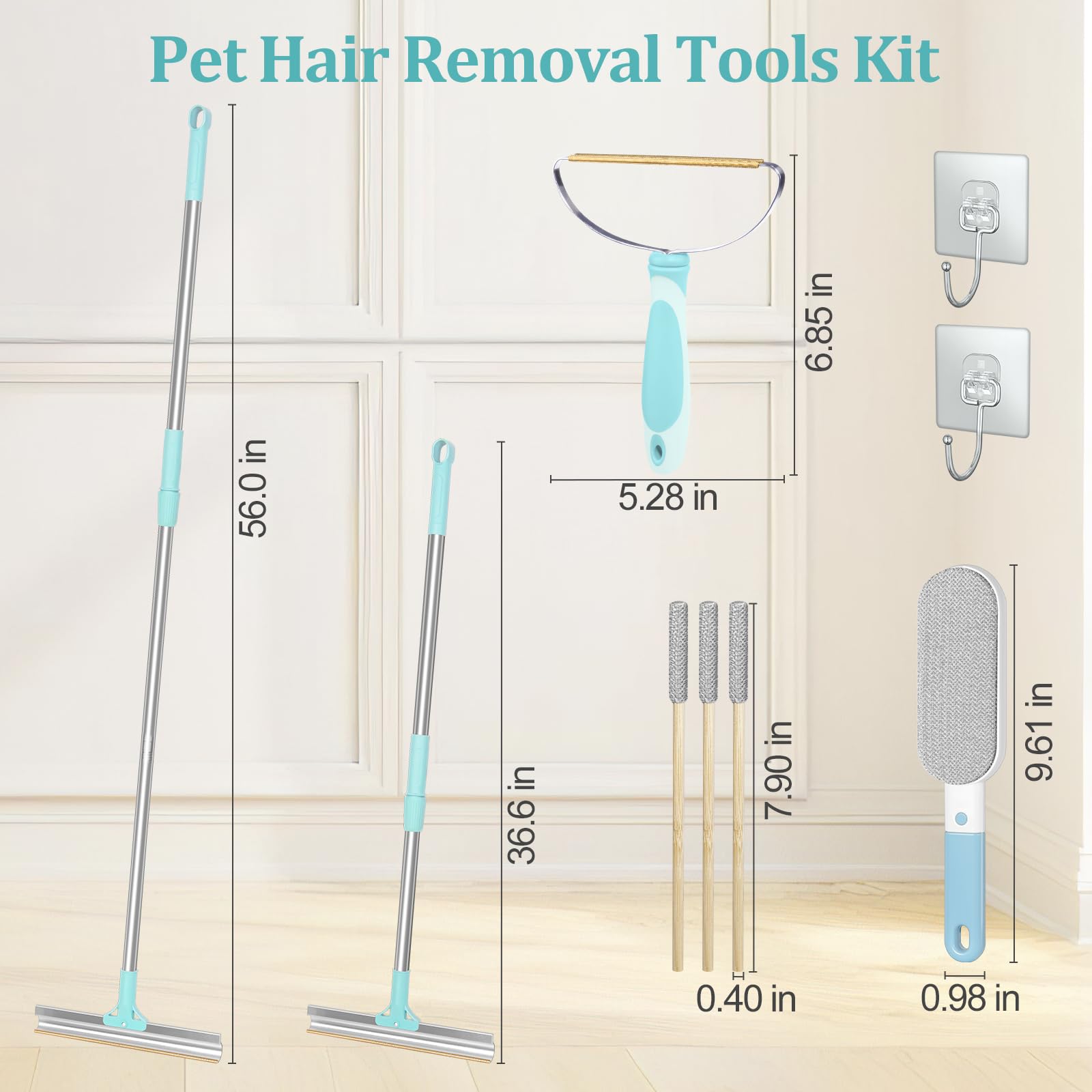 Morlivan removepelo portátil para sofás, ideal para pelos incrustados.