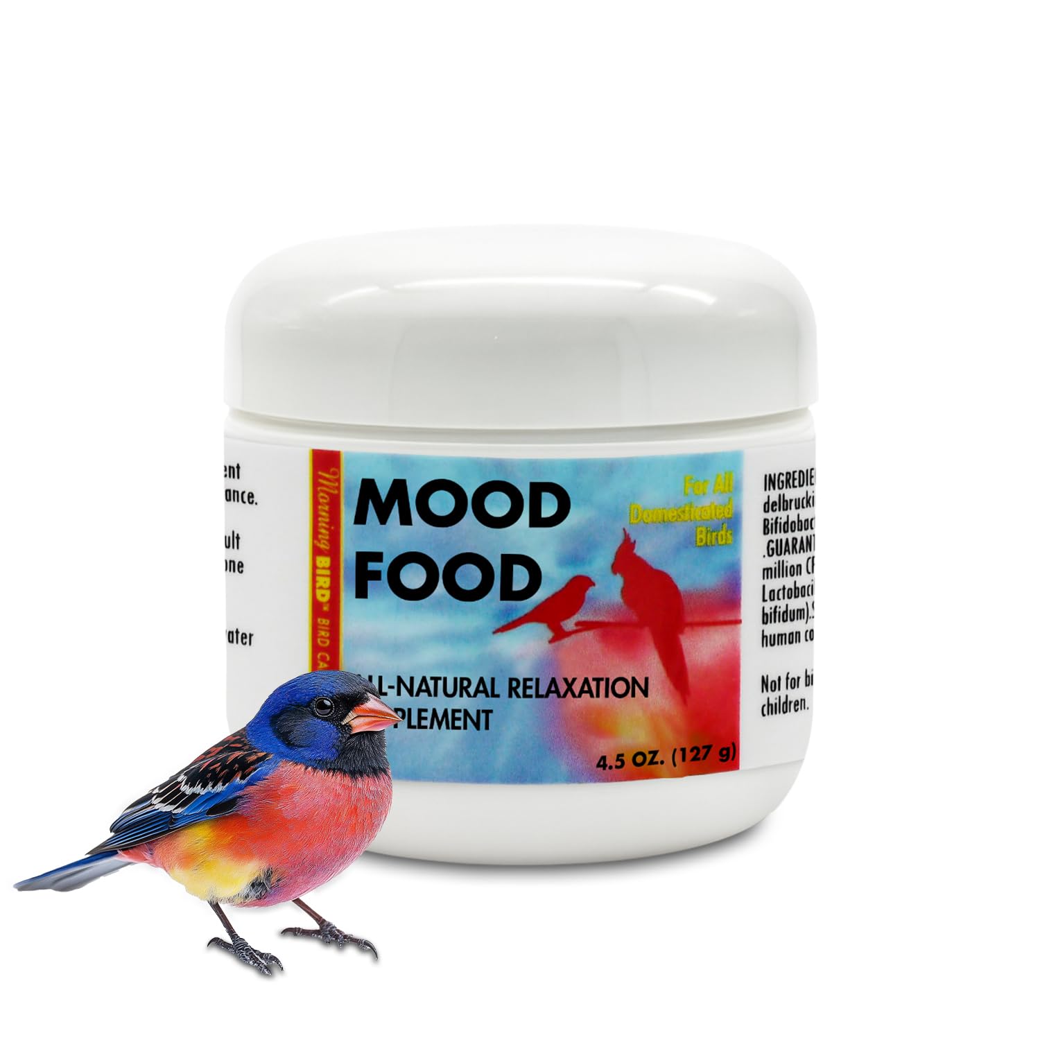 Morning Bird Mood Food: vertido en agua para apoyo diario sin estrés