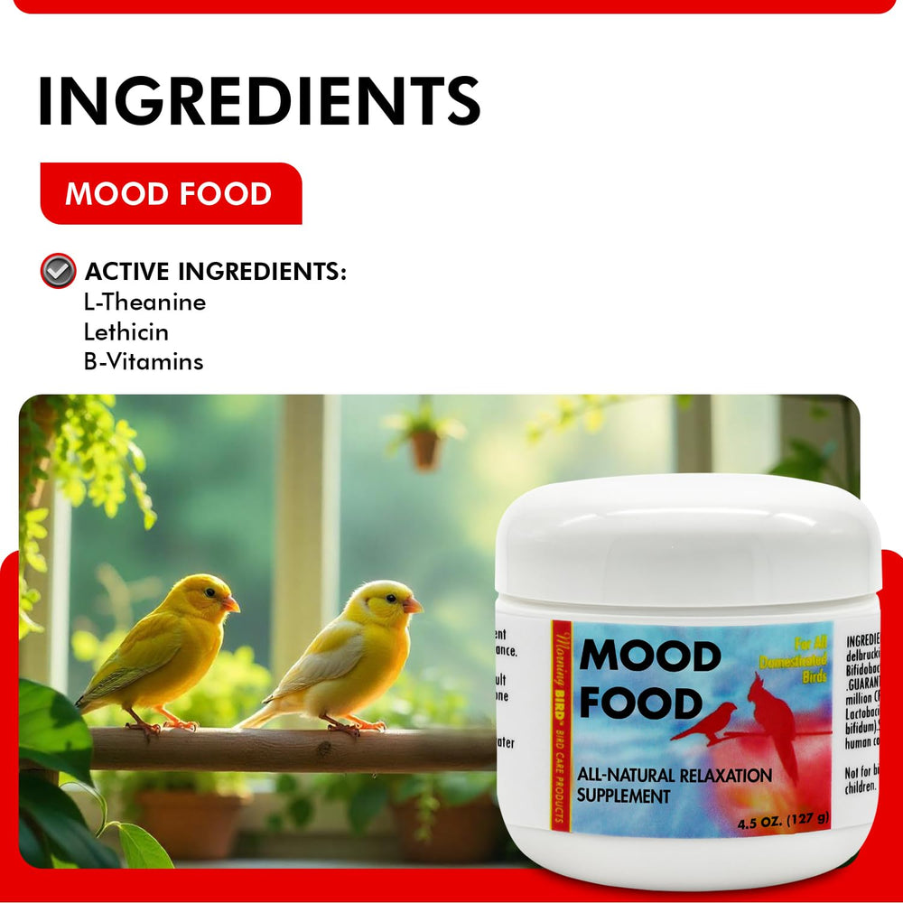 Morning Bird Mood Food: ingredientes clave para equilibrio emocional de aves