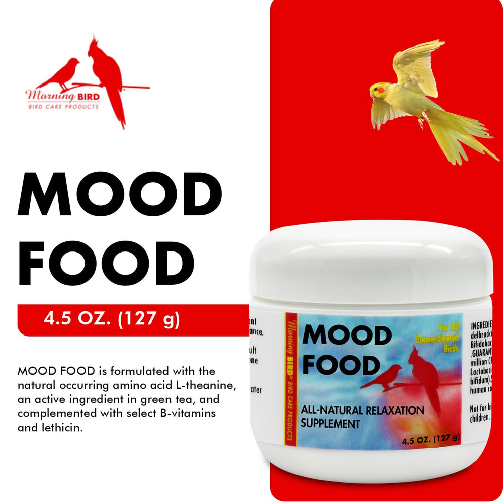 Morning Bird Mood Food: mezcla en agua para calma suave y sin sedación