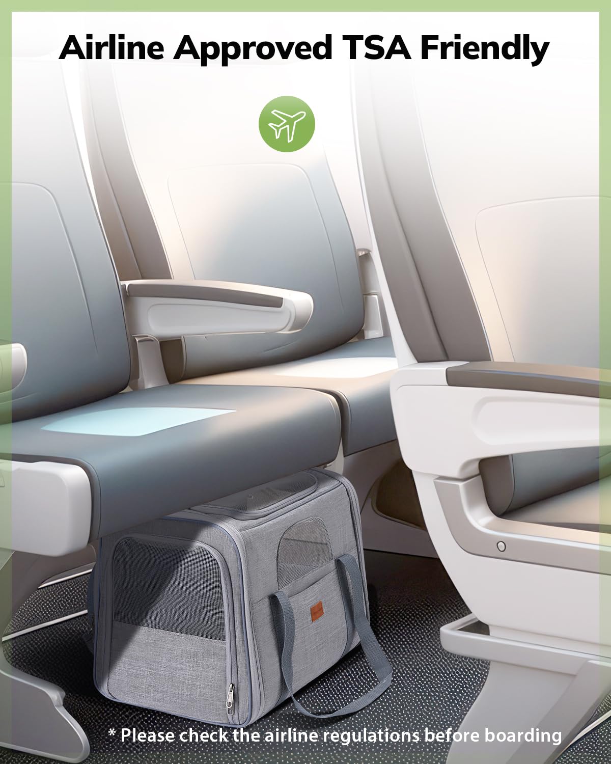 Morpilot transportín con asa robusta para transporte cómodo.