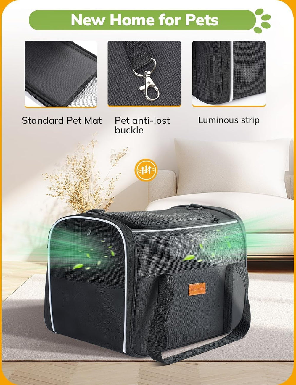 Morpilot transportín gato colchón lavable para higiene