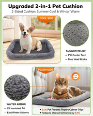 Morpilot transportin para gatos con diseno de malla equilibrada para visibilidad y respiracion.