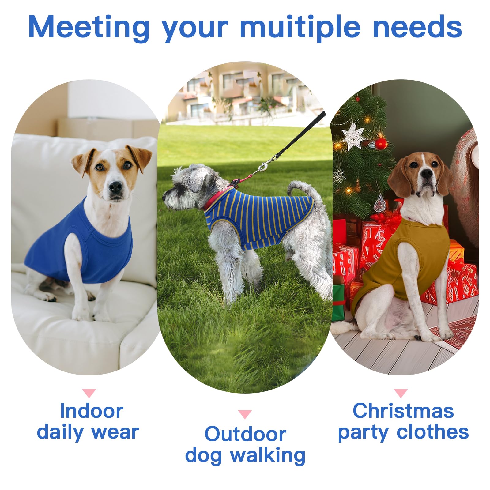 Sudadera MORVIGIVE para perros, textura suave, perfecta para días fríos.