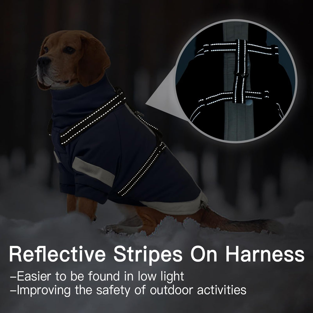 Morvigive abrigo XXXL para perros grandes, ajuste cómodo.