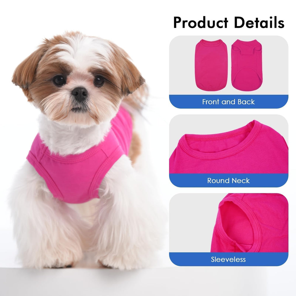 Morvigive camiseta para perro pequeño en primavera, perfecto para paseos diarios.