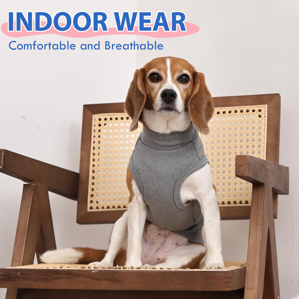 Morvigive prenda cálida para perros pequeños, se adapta con tela elástica.