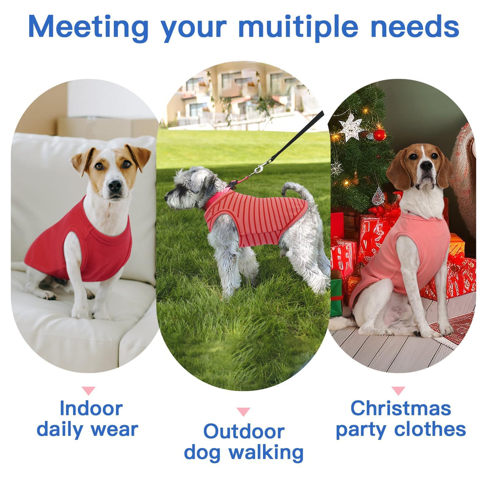 Morvigive suéter fleece para perro pequeño, ajuste suave para uso diario