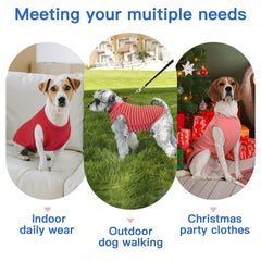 Morvigive suéter fleece para perro pequeño, ajuste suave para uso diario