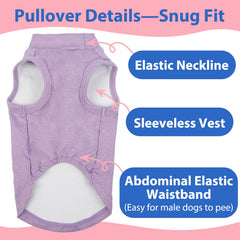 MORVIGIVE sudadera polar para perro tamano M, ligera y cómoda para uso diario.