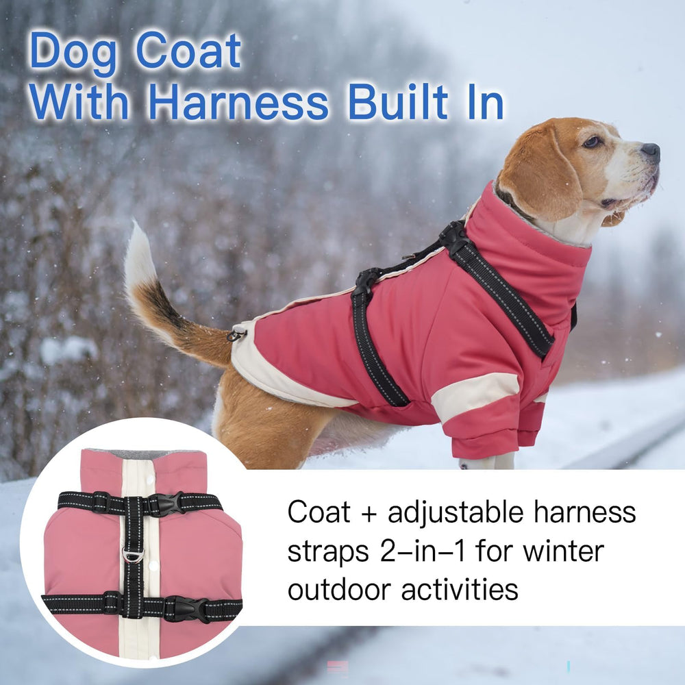 Morvigive tejido impermeable para perro protege contra lluvia ligera.
