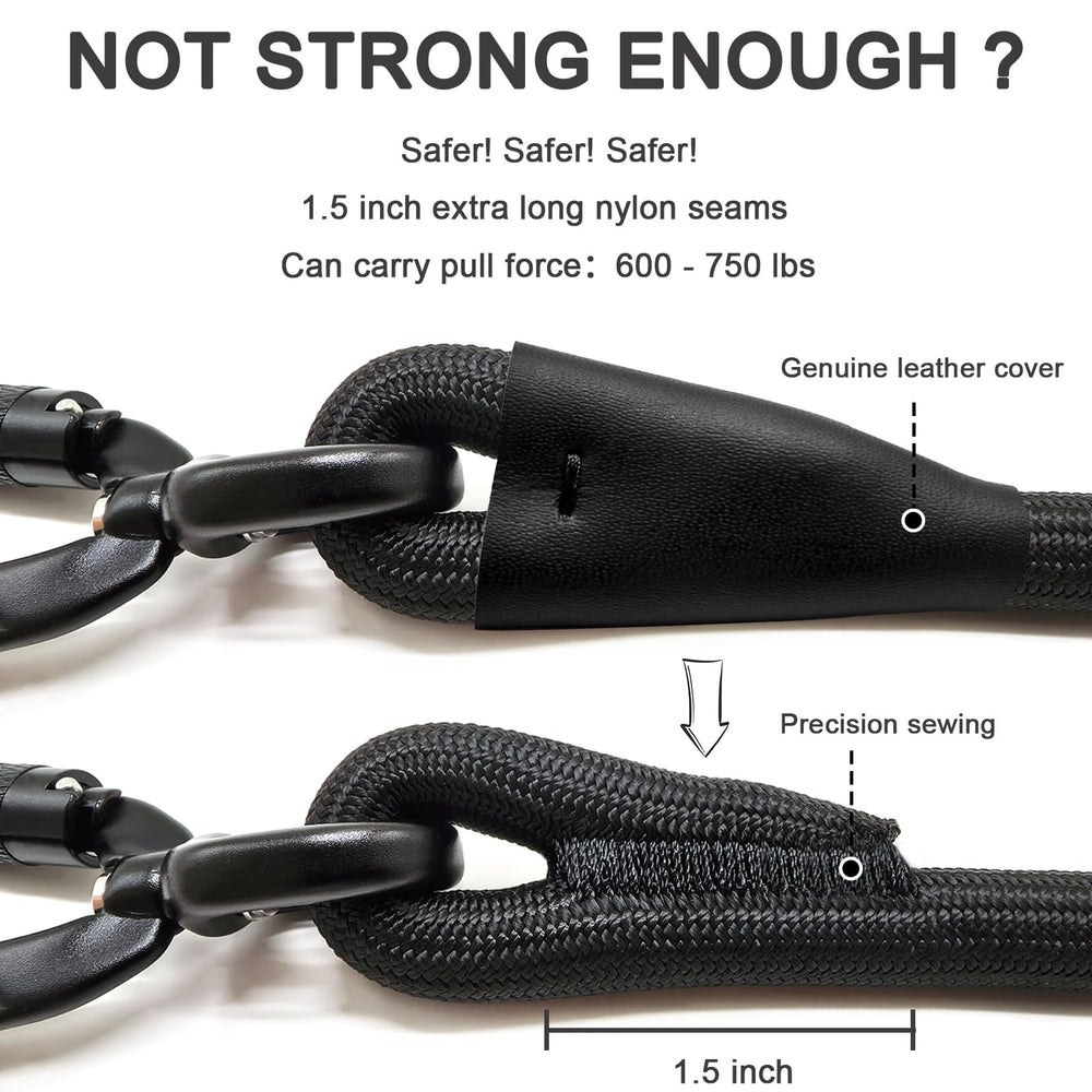MORXIL cuerda nylon 13mm densa y duradera para paseos