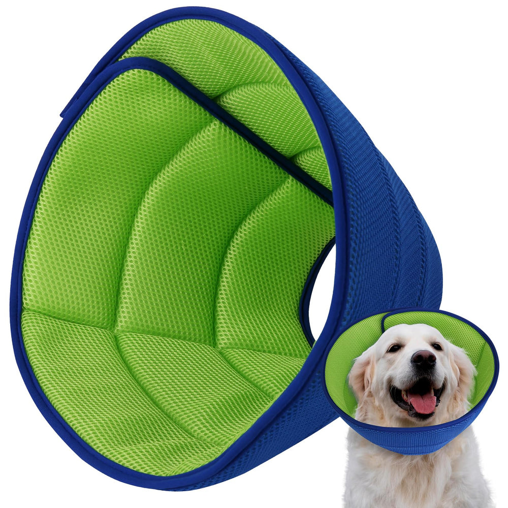 Mosago collar suave para perros con malla doble capa, comodidad durante la recuperación