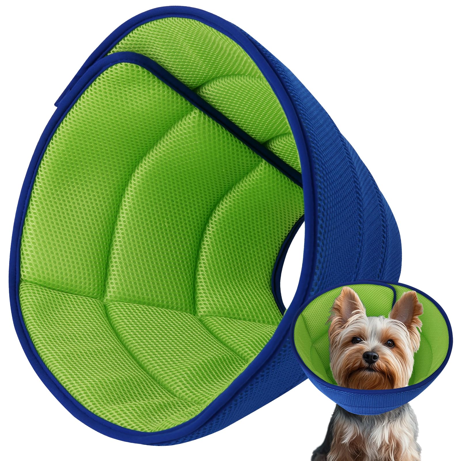 Mosago cono suave para perros con ajuste cómodo evita irritación y facilita comer.