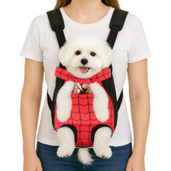 Mosago mochila para perro con bolsillo frontal; ideal para llevar artículos esenciales.