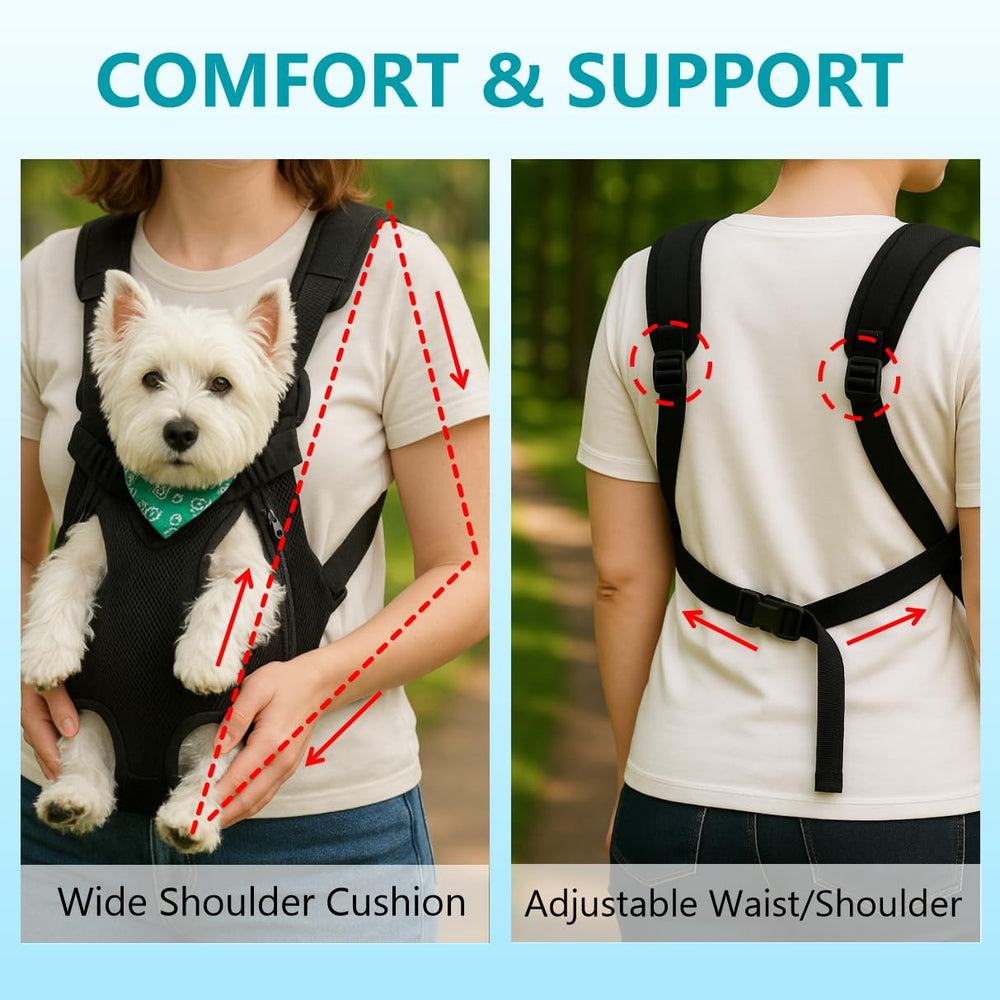 Mochila Mosago para perro, patas liberadas para comodidad sin rozaduras