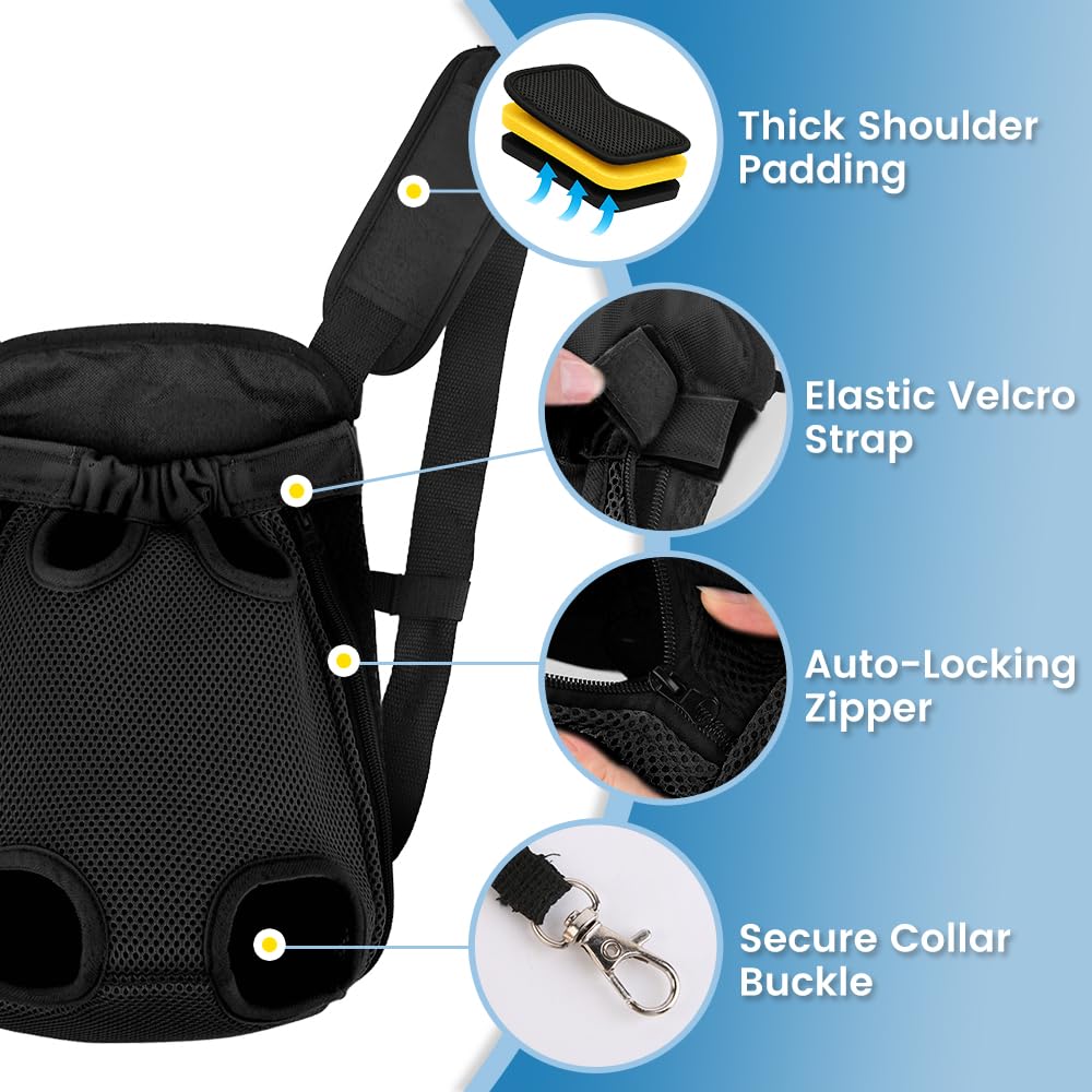 Mochila Mosago para perro, tejido transpirable que mantiene al animal fresco