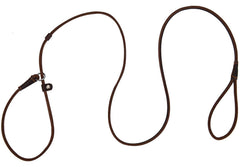 MoSANY correa-slip-cuero-real para perros pequeños, paseos suaves y cómodos.