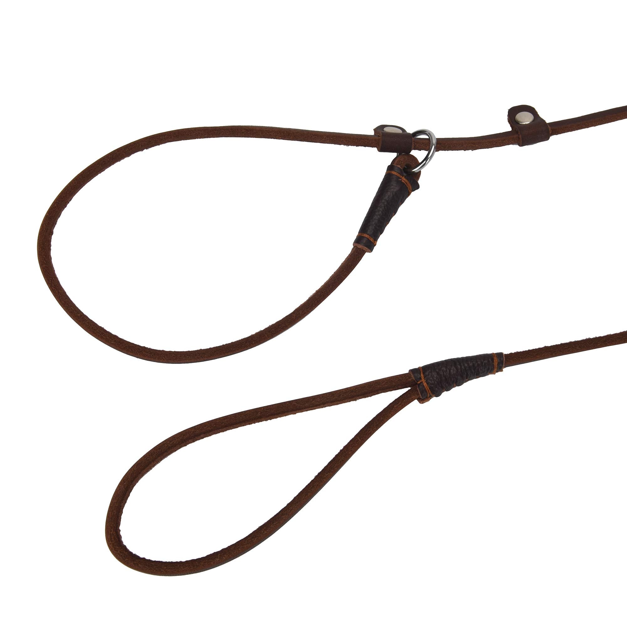 MoSANY correa-slip-cuero-real de 160 cm, longitud versátil para paseos.