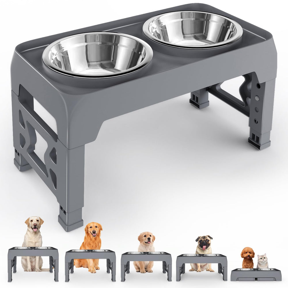 Moserein: soporte cuencos elevados para perros medianos y grandes, comodidad al comer.