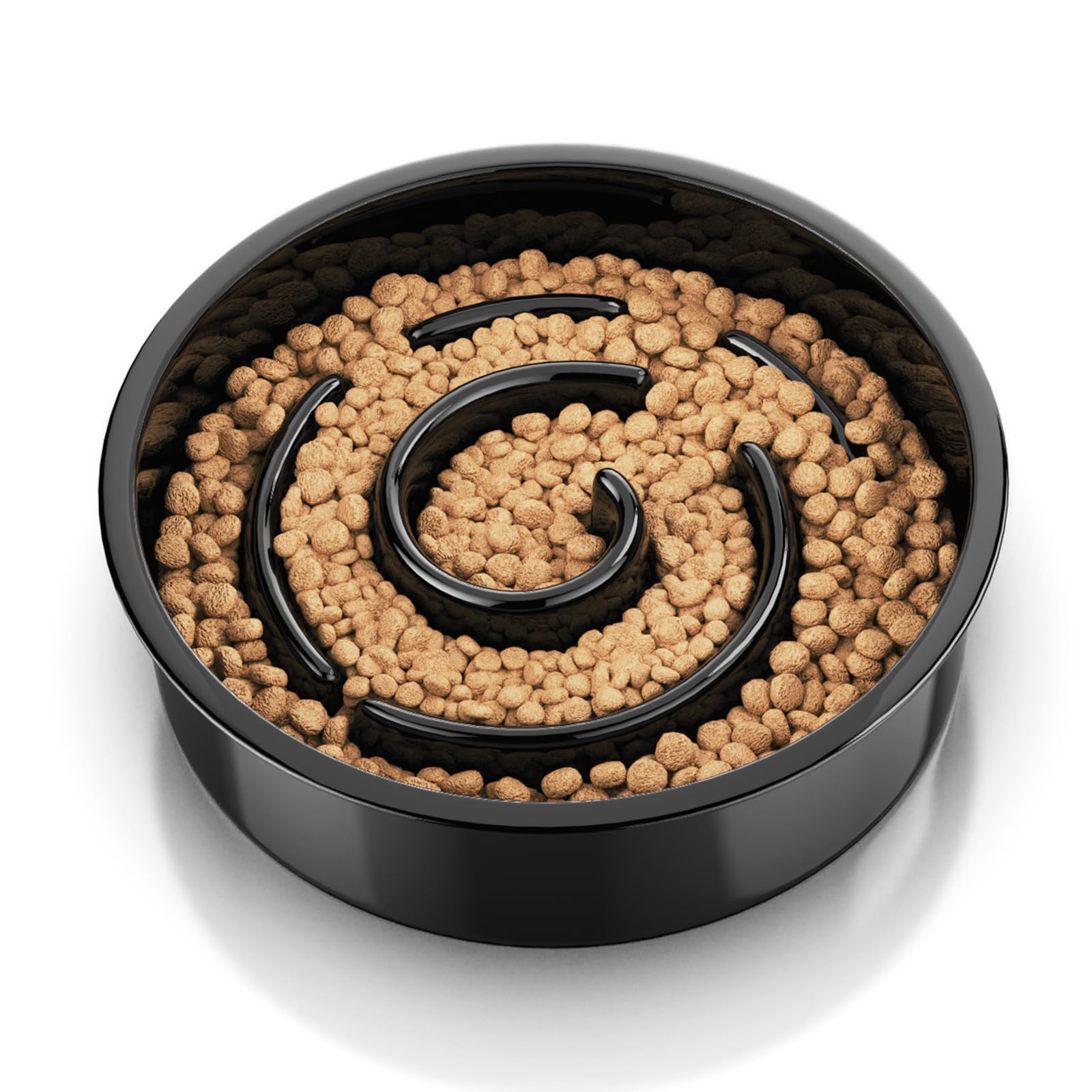 Moserein tazón alimento espiral lento ayuda a comer más despacio para perros medianos y grandes.