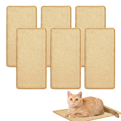 MOSIOBERDAVIAN: alfombra rascadora de sisal para gatos, protege muebles.