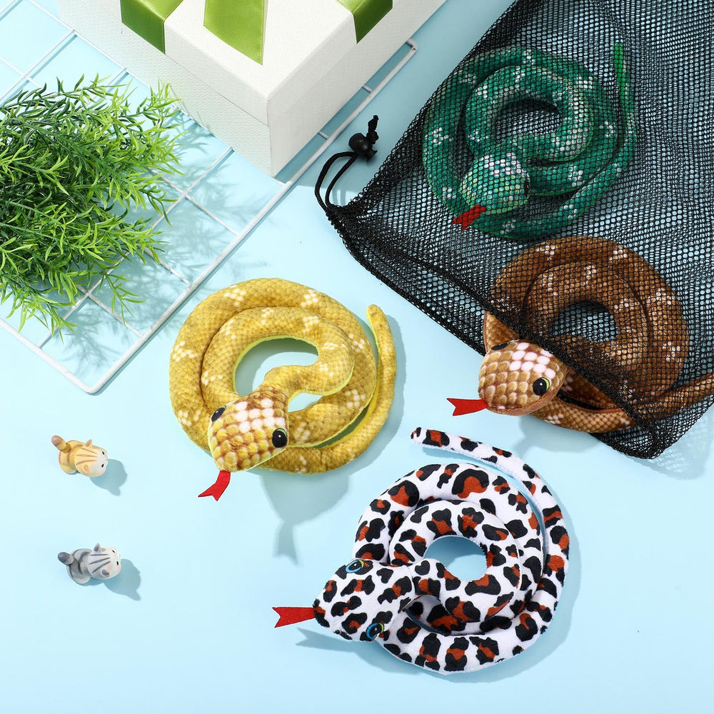 Motionchic serpiente con hierba gatera: diseño suave para confort durante el juego.