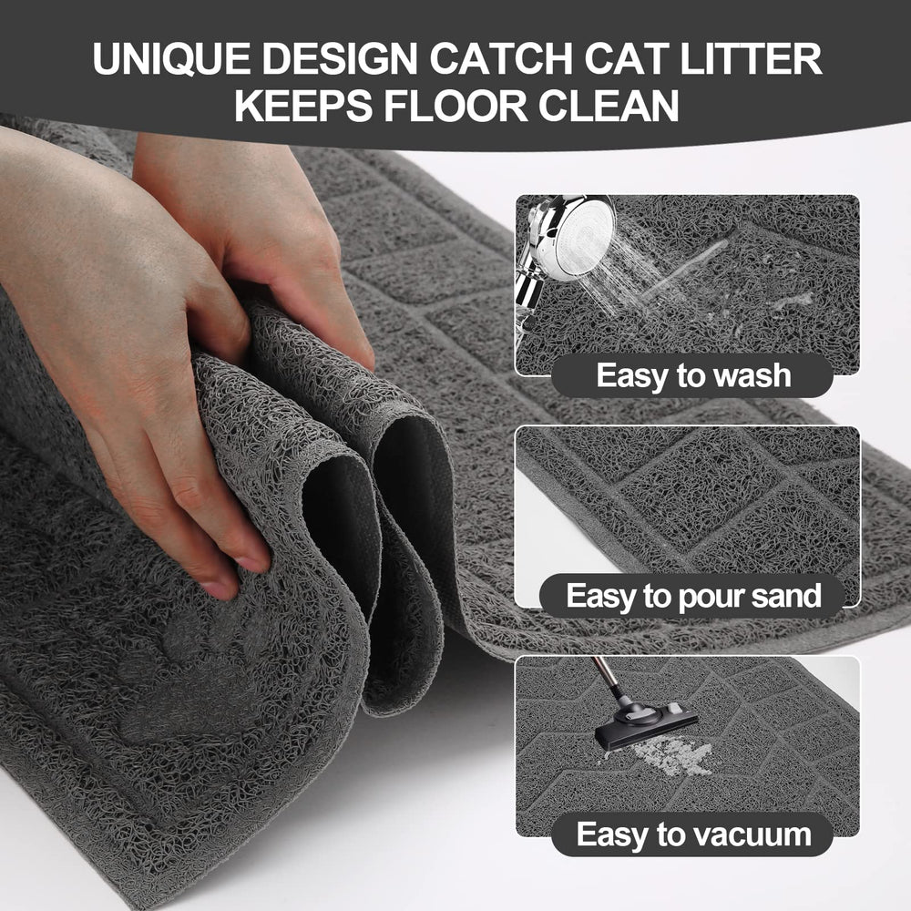 Alfombra de Motsamla, suave y sin BPA para las patas del gato.