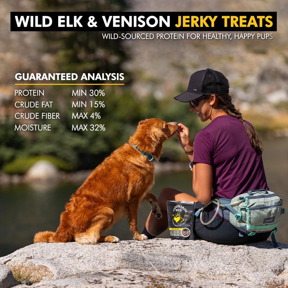 MOUNTAIN WILD bocado suave de venado, perfecto para cachorros.