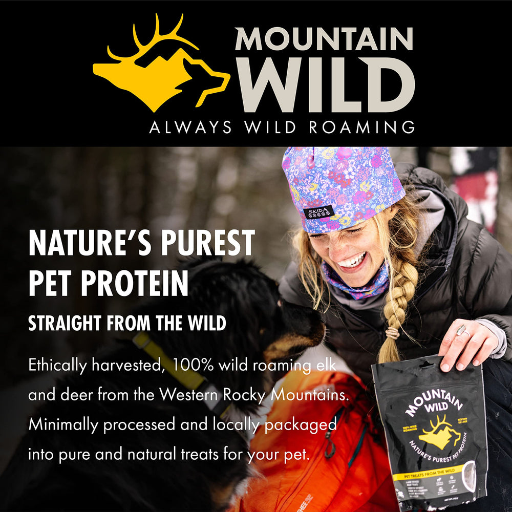 MOUNTAIN WILD carne de venado y alce, proteína natural.