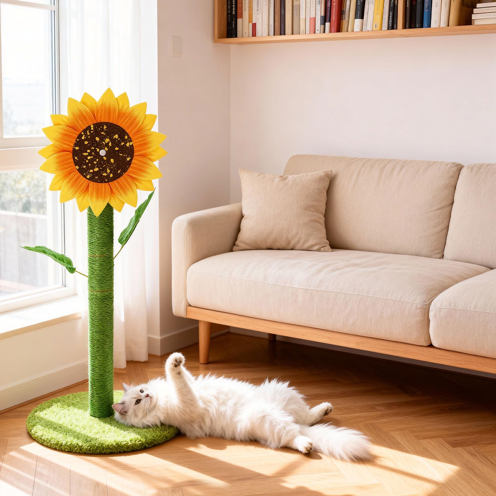 MOYMO flor interactiva giratoria, estimula juego.
