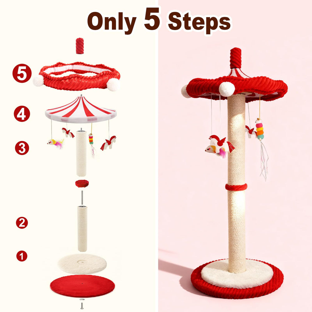 MOYMO Merry-Go-Round material resistente para uso prolongado.