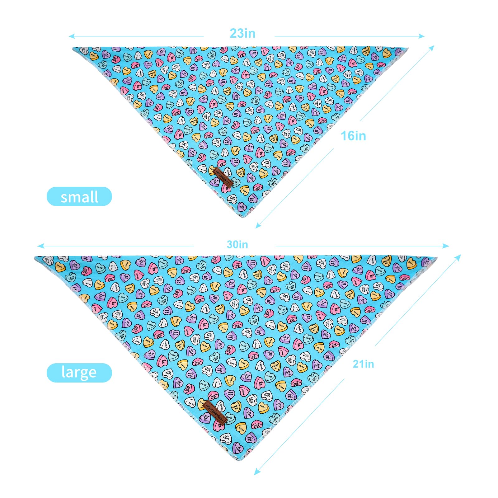 MR. CHUBBYFACE bandana para boda y fiesta, estilo triangular reversible.