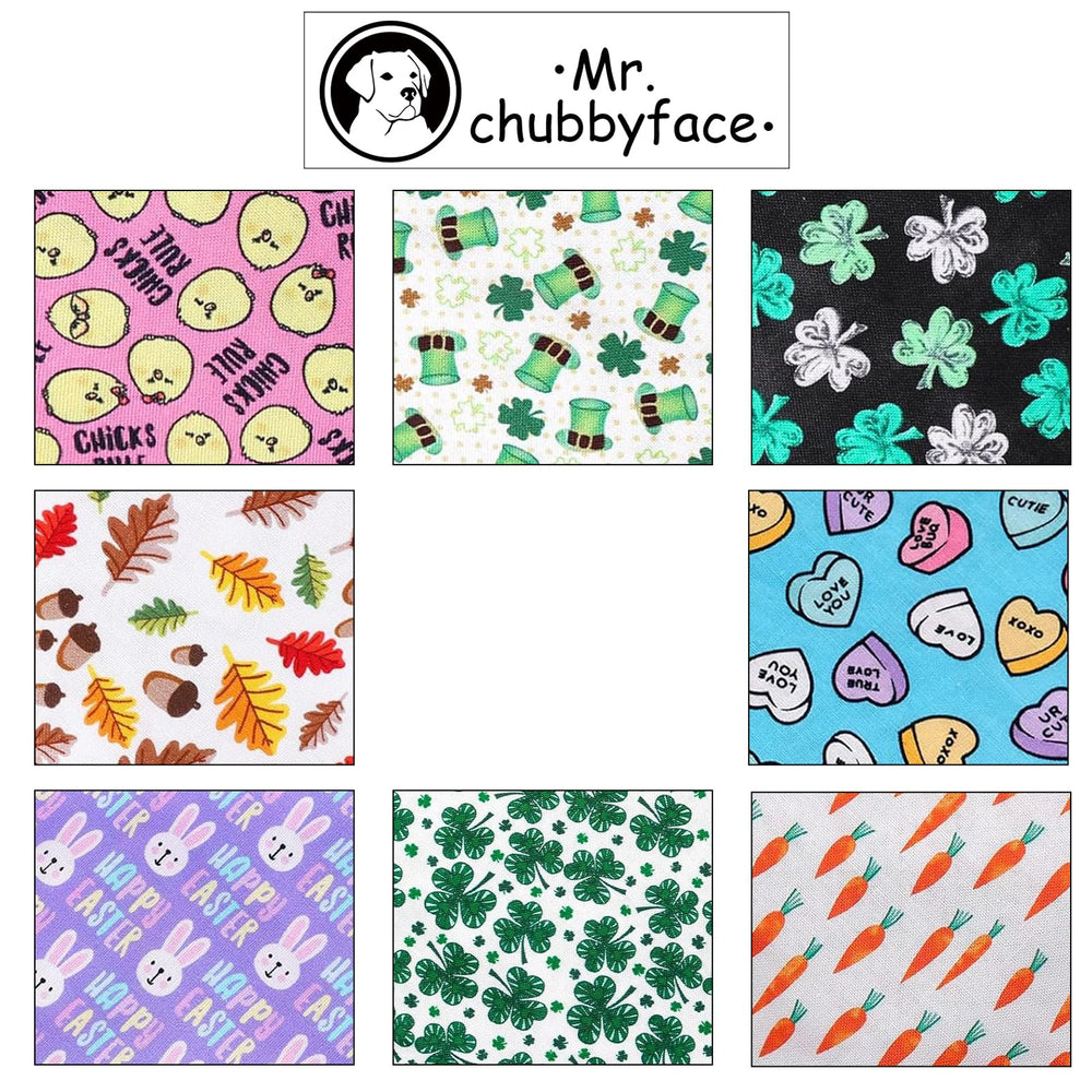 MR. CHUBBYFACE bandana lavable a máquina, fácil de limpiar.