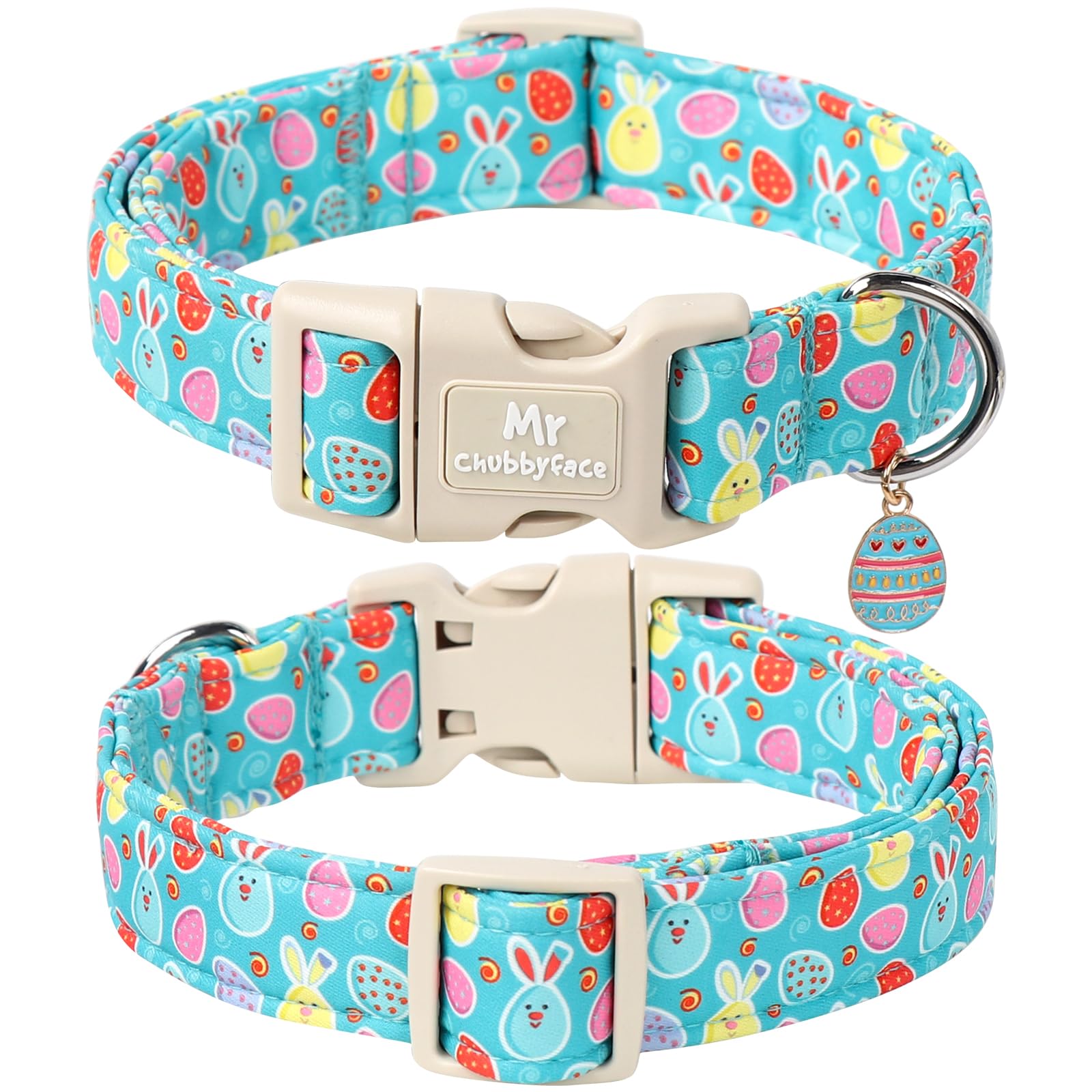 MR.CHUBBYFACE collar con hebilla resistente y ajuste seguro.