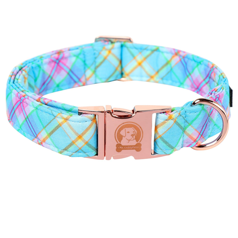 MR.CHUBBYFACE collar de perro de algodón suave para primavera-verano, cómodo y transpirable