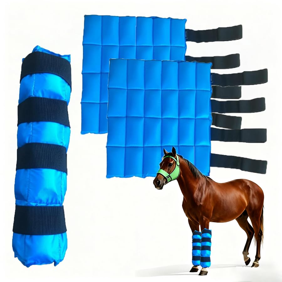 MR.ICE Bota de hielo para caballos, uso tras entrenamiento para enfriar piernas.