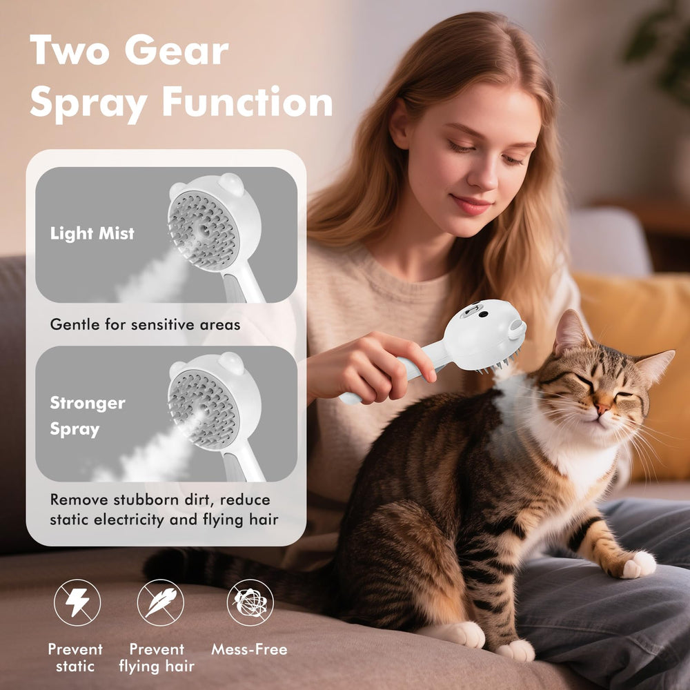 MRSDAYU función de auto limpieza para eliminar pelos tras el cepillado.