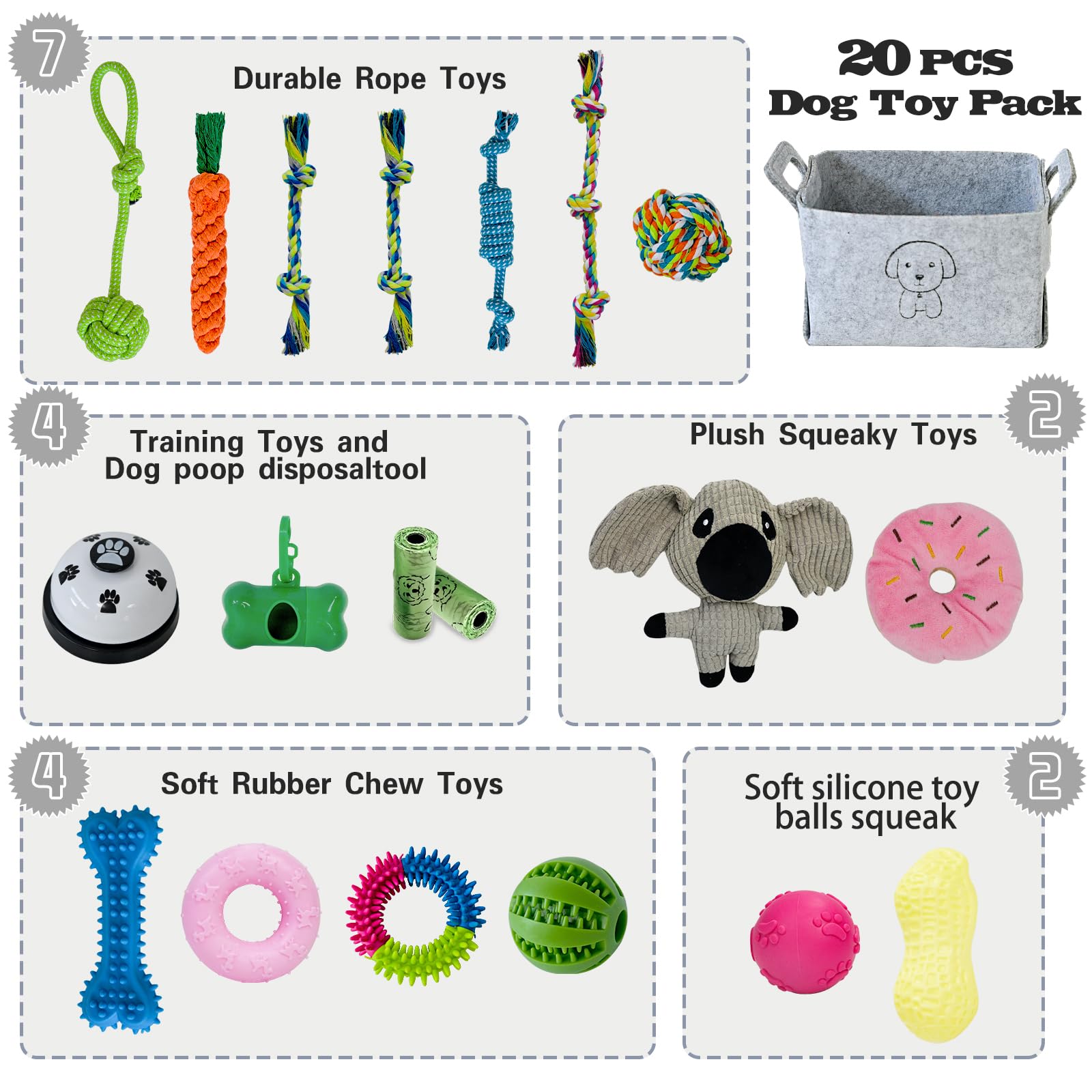 Juguetes de dientes de silicona natural de MRSOHRET para limpieza suave de dientes.