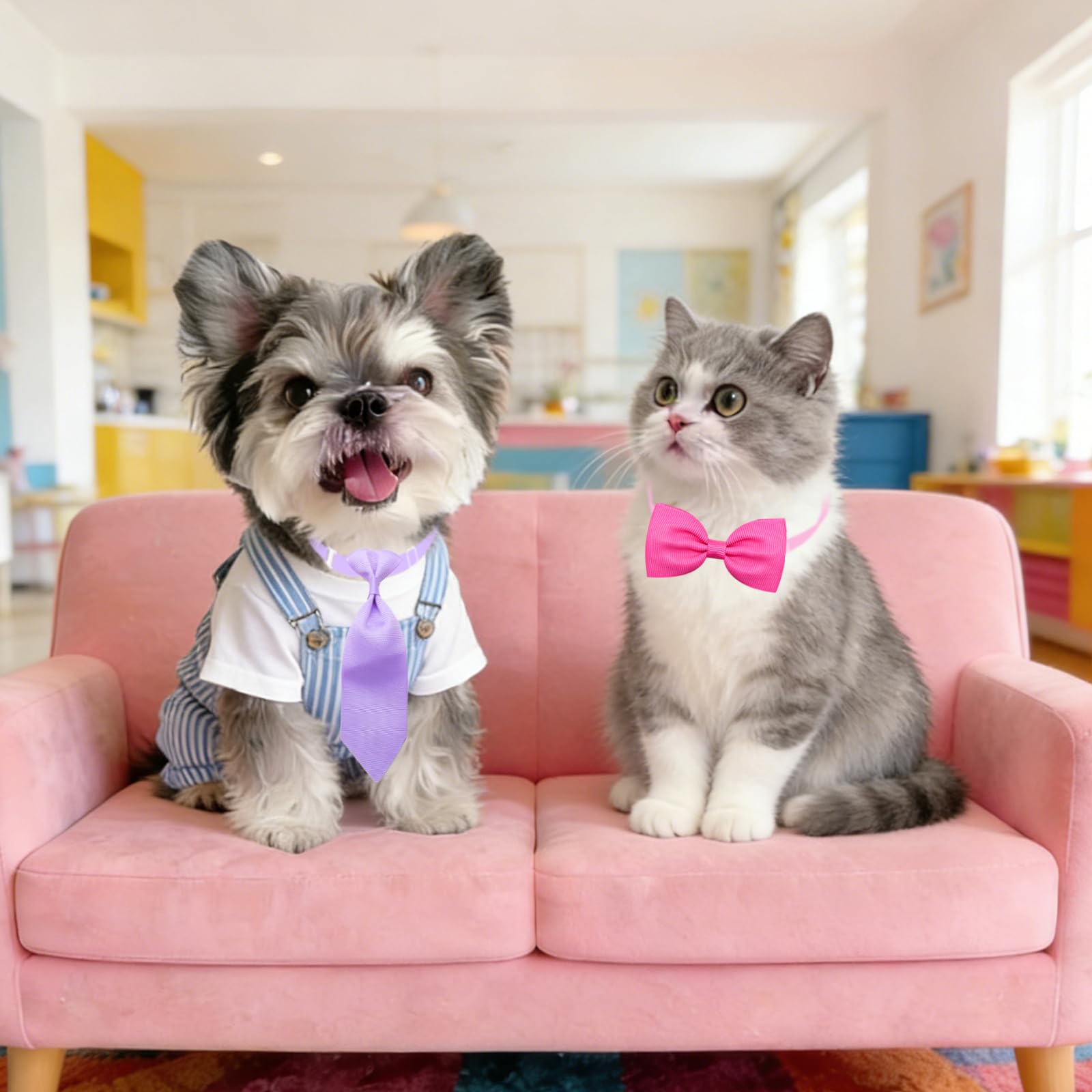 Lazo para mascota de Mruq Pet en color sólido, práctico para uso diario.